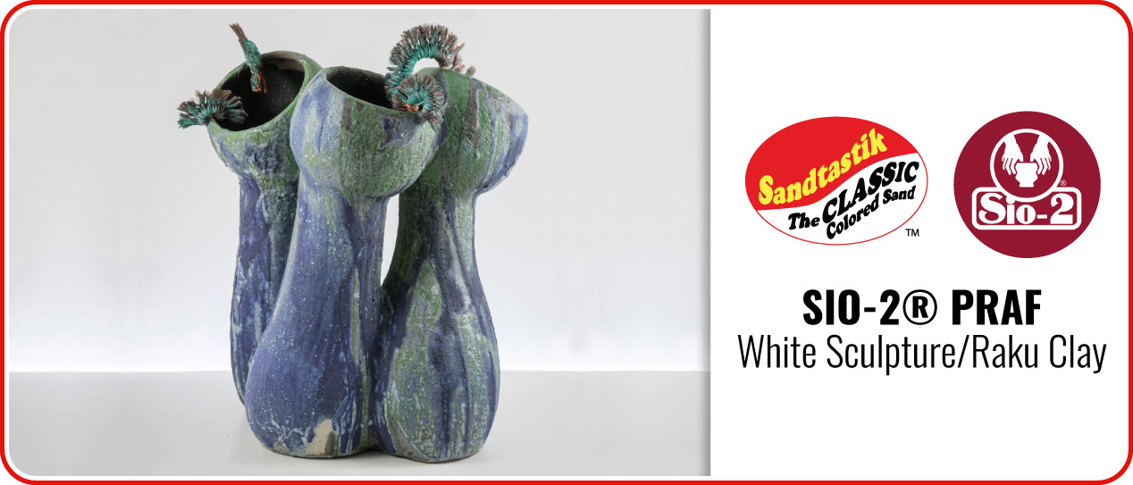SIO-2® PRAF - White Sculpture/Raku Clay