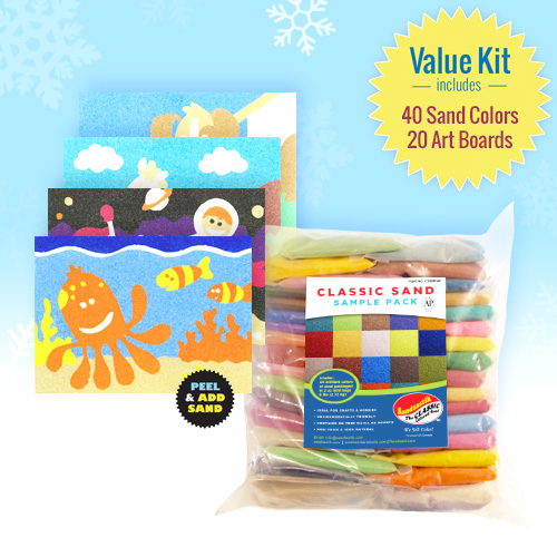 Peel 'N Play Sand Art Activity Kit