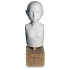 La Doll® Satin Smooth Natural Stone Clay, White, 17.5 oz (500 g)