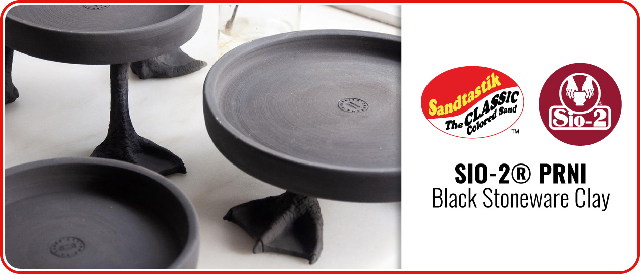 SIO-2® PRNI - Black Stoneware Clay