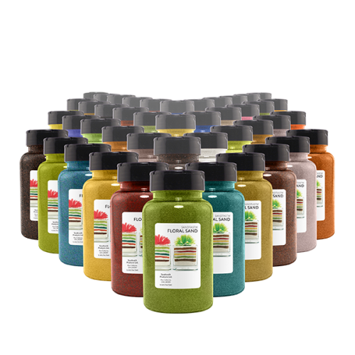 Complete Floral Sand 22 oz Bottle Set