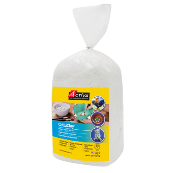 ACTIVA® CelluClay Instant Papier Mâché, 5 lb (2.3 kg), White
