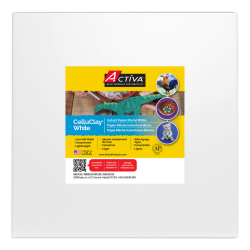 ACTIVA® CelluClay Instant Papier Mâché, 24 lb (10.9 kg), White