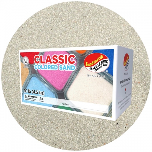 Classic Colored Sand - Grey - 10 lb (4.5 kg) Box *SHIPPING INCLUDED*