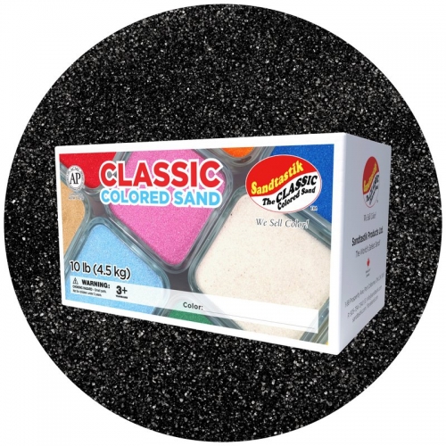 Classic Colored Sand - Black - 10 lb (4.5 kg) Box