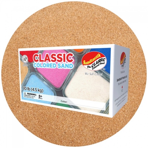 Classic Colored Sand - Tan - 10 lb (4.5 kg) Box *SHIPPING INCLUDED*