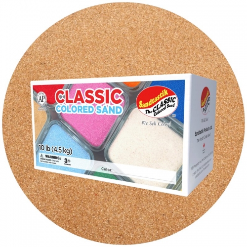 Classic Colored Sand - Tan - 10 lb (4.5 kg) Box