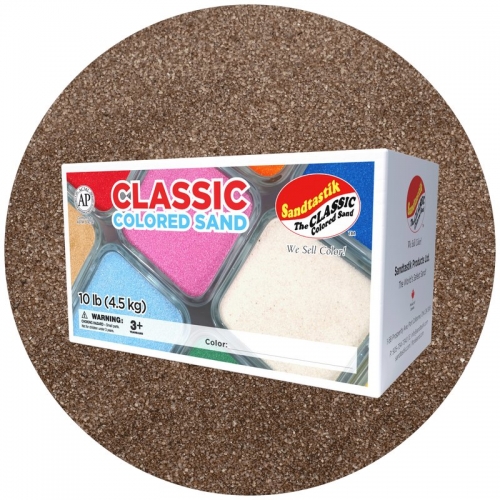 Classic Colored Sand - Brown - 10 lb (4.5 kg) Box *SHIPPING INCLUDED*