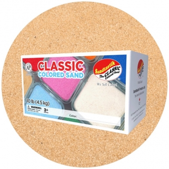 Classic Colored Sand - Peach - 10 lb (4.5 kg) Box *SHIPPING INCLUDED*