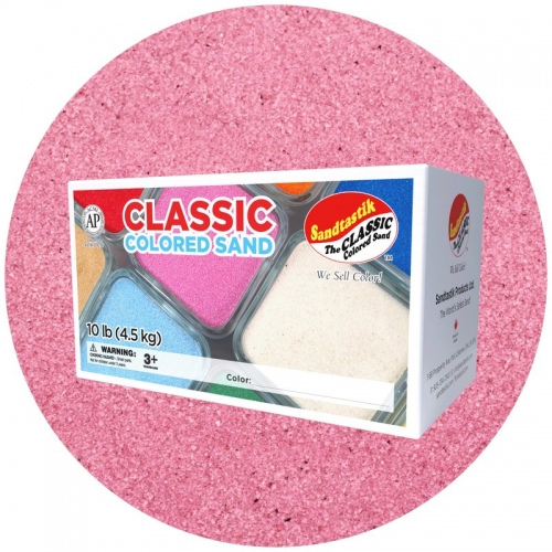 Classic Colored Sand - Rose - 10 lb (4.5 kg) Box