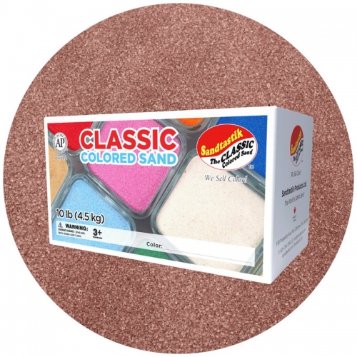 Classic Colored Sand - Brick - 10 lb (4.5 kg) Box