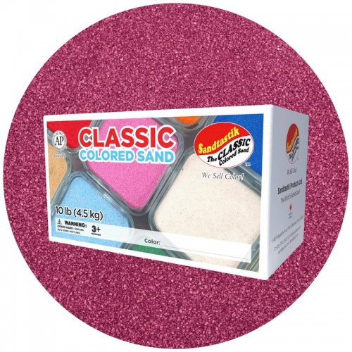 Classic Colored Sand - Burgundy - 10 lb (4.5 kg) Box