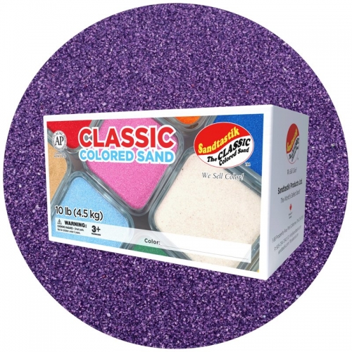 Classic Colored Sand - Purple - 10 lb (4.5 kg) Box
