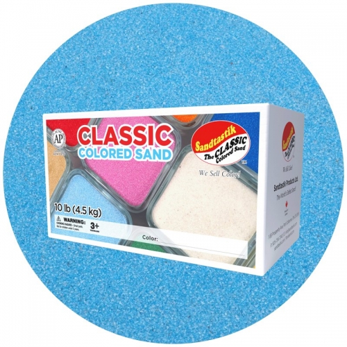 Classic Colored Sand - Light Blue - 10 lb (4.5 kg) Box *SHIPPING INCLUDED*