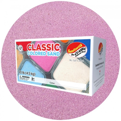 Classic Colored Sand - Lavender - 10 lb (4.5 kg) Box *SHIPPING INCLUDED* Classic Colored Sand - Lavender - 10 lb (4.5 kg) Box *SHIPPING INCLUDED*