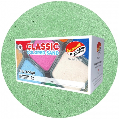 Classic Colored Sand - Moss Green - 10 lb (4.5 kg) Box