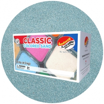 Classic Colored Sand - Aqua - 10 lb (4.5 kg) Box
