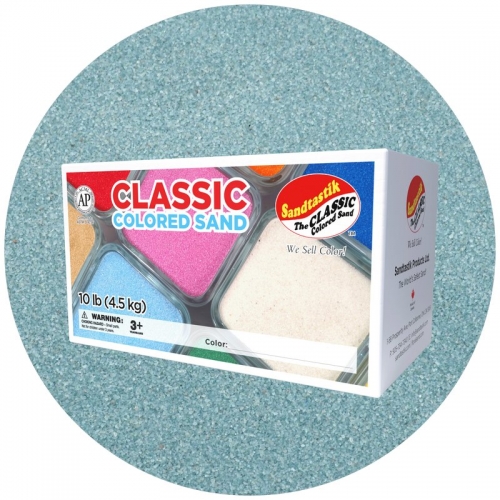 Classic Colored Sand - Aqua - 10 lb (4.5 kg) Box