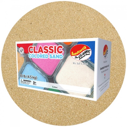 Classic Colored Sand - Latte - 10 lb (4.5 kg) Box