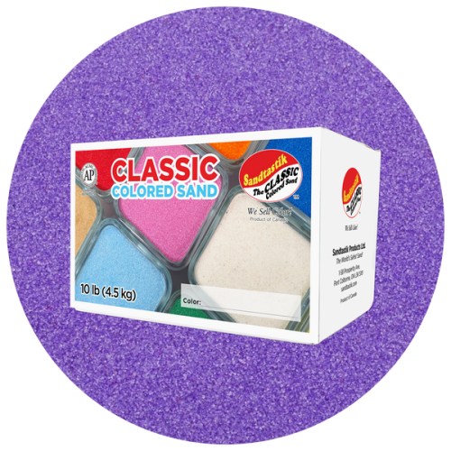 Classic Colored Sand - Ultraviolet - 10 lb (4.5 kg) Box