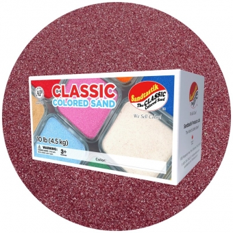 Classic Colored Sand - Cranberry - 10 lb (4.5 kg) Box