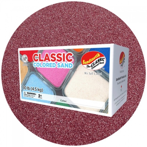 Classic Colored Sand - Cranberry - 10 lb (4.5 kg) Box *SHIPPING INCLUDED*