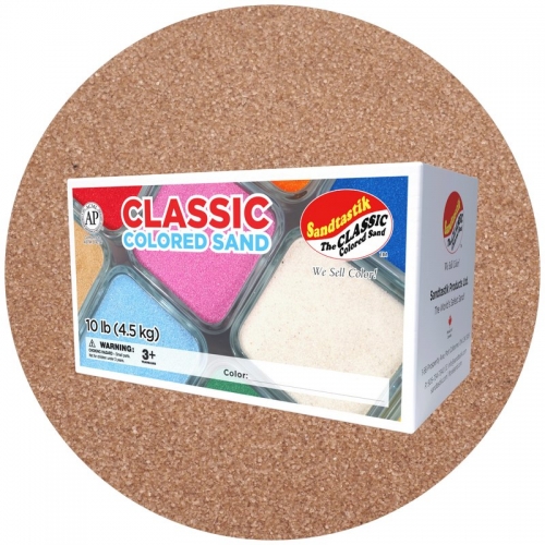 Classic Colored Sand - Cocoa - 10 lb (4.5 kg) Box