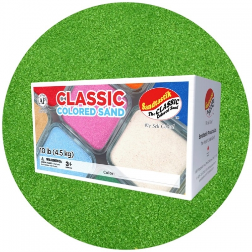 Classic Colored Sand - Evergreen - 10 lb (4.5 kg) Box