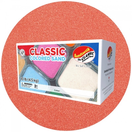 Classic Colored Sand - Coral - 10 lb (4.5 kg) Box