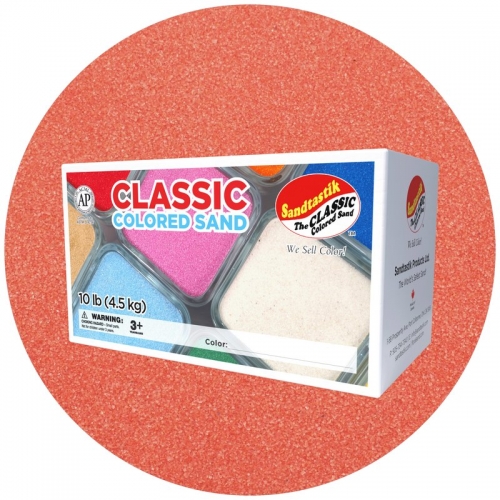 Classic Colored Sand - Coral - 10 lb (4.5 kg) Box