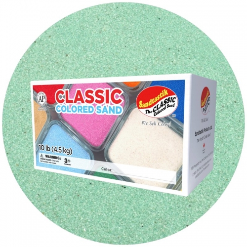 Classic Colored Sand - Mint - 10 lb (4.5 kg) Box