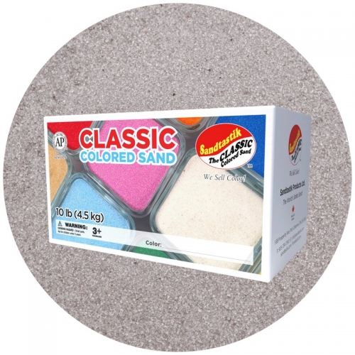 Classic Colored Sand - Silver - 10 lb (4.5 kg) Box *SHIPPING INCLUDED*