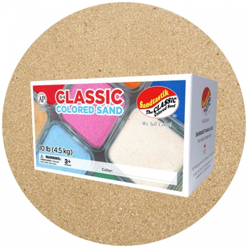Classic Colored Sand - Beach - 10 lb (4.5 kg) Box *SHIPPING INCLUDED*