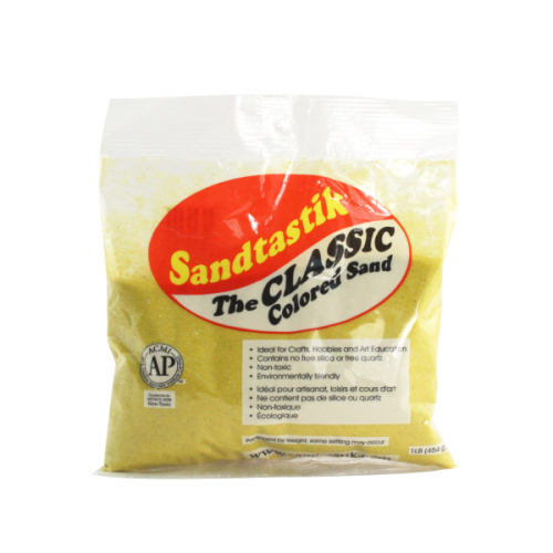 Classic Colored Sand - Yellow - 1 lb (454 g) Bag