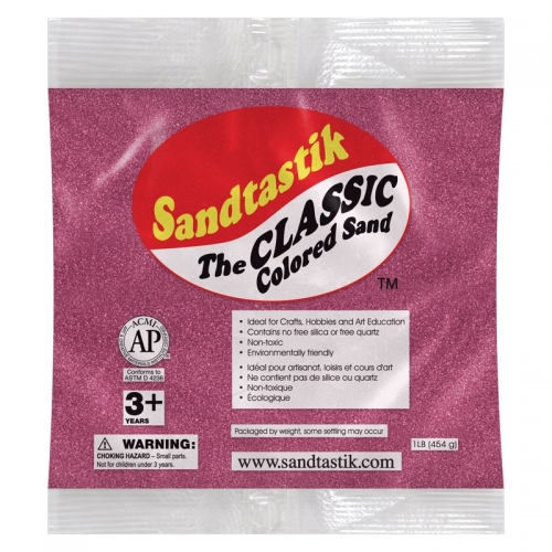 Classic Colored Sand - Burgundy - 1 lb (454 g) Bag