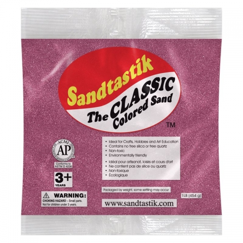 Classic Colored Sand - Fuchsia - 1 lb (454 g) Bag