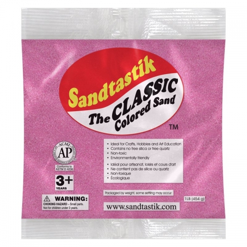 Classic Colored Sand - Magenta - 1 lb (454 g) Bag