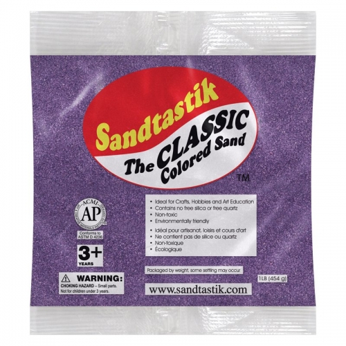 Classic Colored Sand - Purple - 1 lb (454 g) Bag
