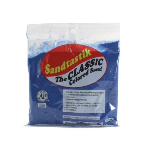 Classic Colored Sand - Blue - 1 lb (454 g) Bag