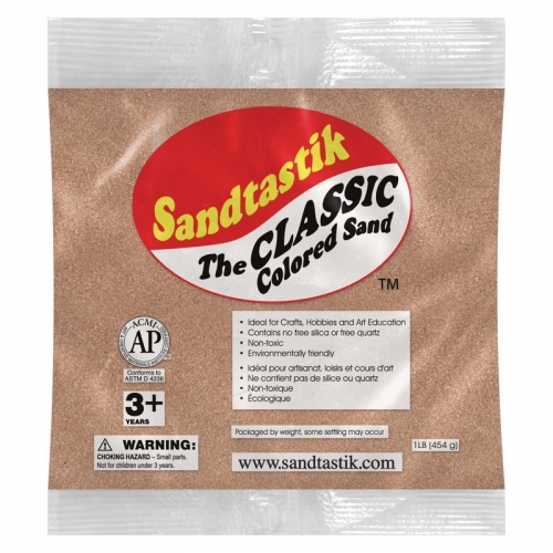 Classic Colored Sand - Cocoa - 1 lb (454 g) Bag