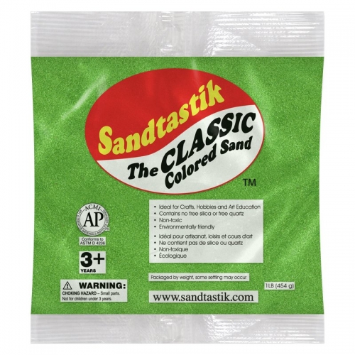 Classic Colored Sand - Evergreen - 1 lb (454 g) Bag