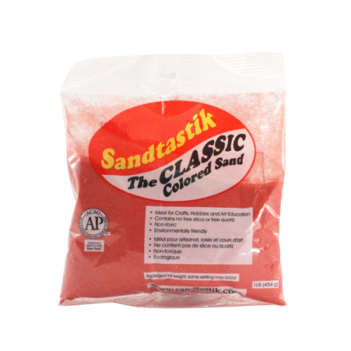 Classic Colored Sand - Coral - 1 lb (454 g) Bag