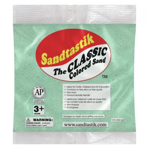 Classic Colored Sand - Mint - 1 lb (454 g) Bag