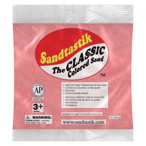 Classic Colored Sand - Bubblegum Pink - 1 lb (454 g) Bag