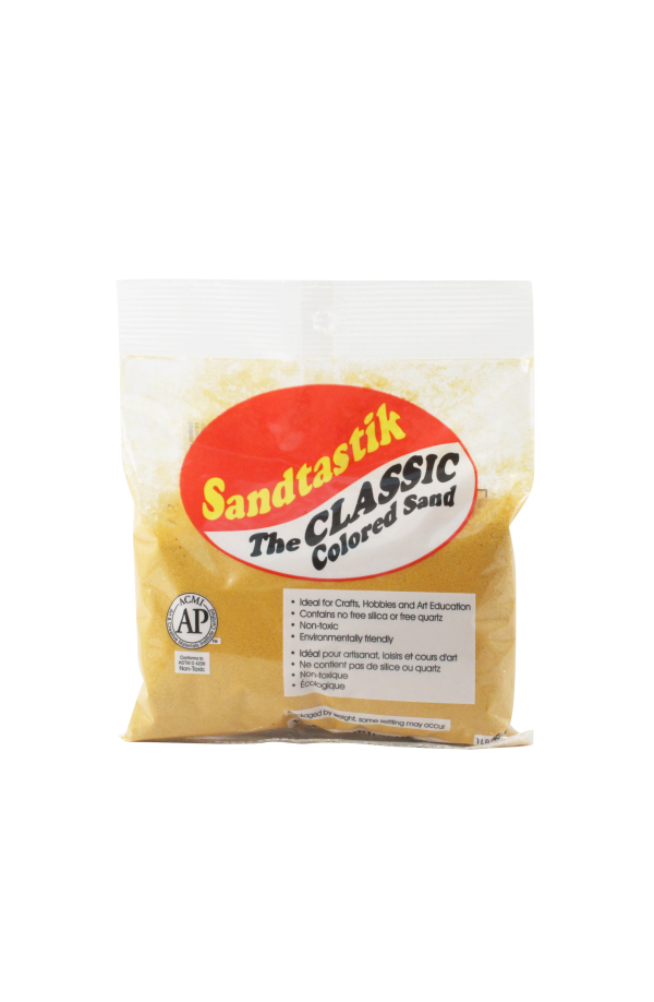Classic Colored Sand Gold 1 lb (454 g) Bag
