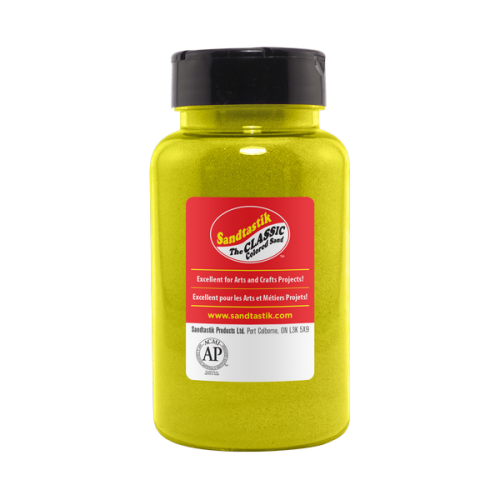Classic Colored Sand - Lime Yellow - 22 oz (623 g) Bottle