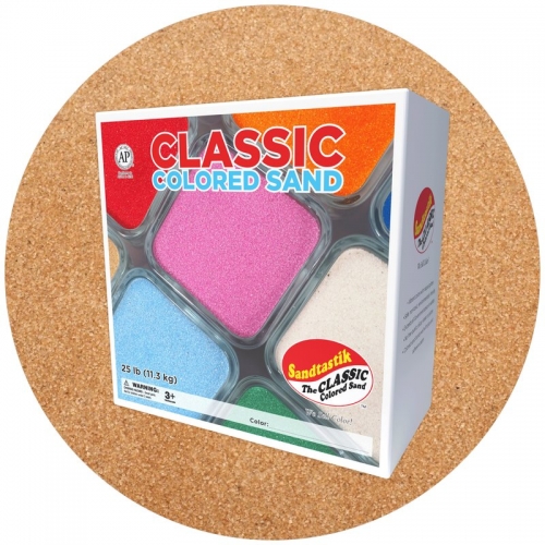 Classic Colored Sand - Tan - 25 lb (11.3 kg) Box