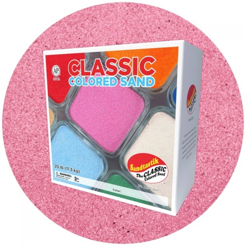 Classic Colored Sand - Rose - 25 lb (11.3 kg) Box *SHIPPING INCLUDED via USPS within USA*
