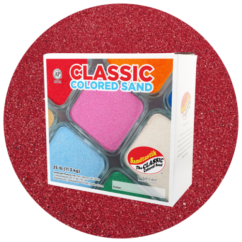 Classic Colored Sand - Fuchsia - 25 lb (11.3 kg) Box