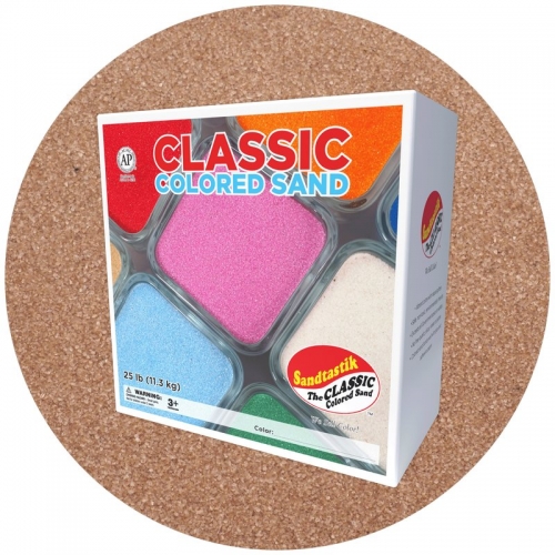 Classic Colored Sand - Cocoa - 25 lb (11.3 kg) Box